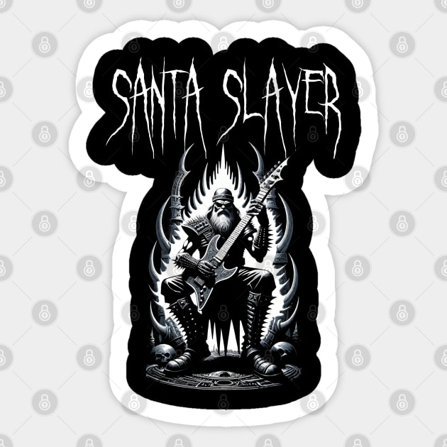 Santa Slayer Sticker by Grave Digs